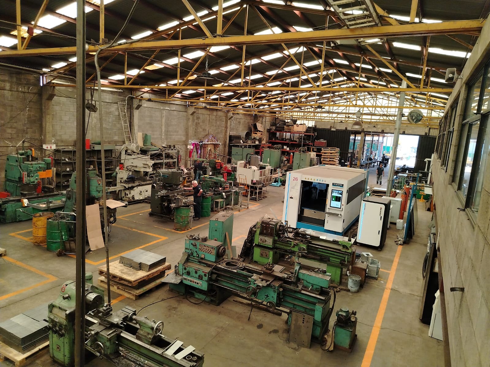 Nave principal de la planta de Industrias GAMU
